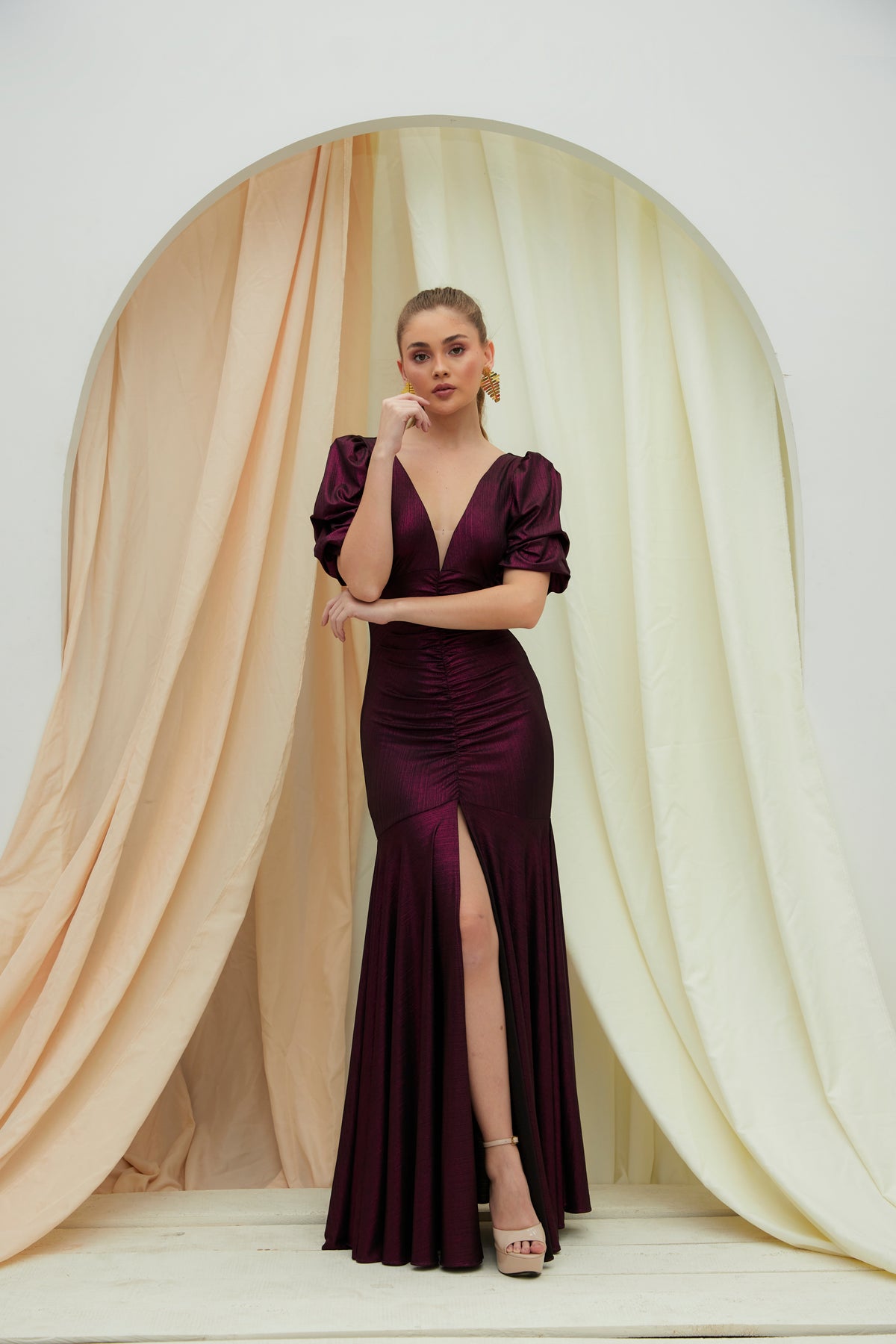 Claire Purple Dress
