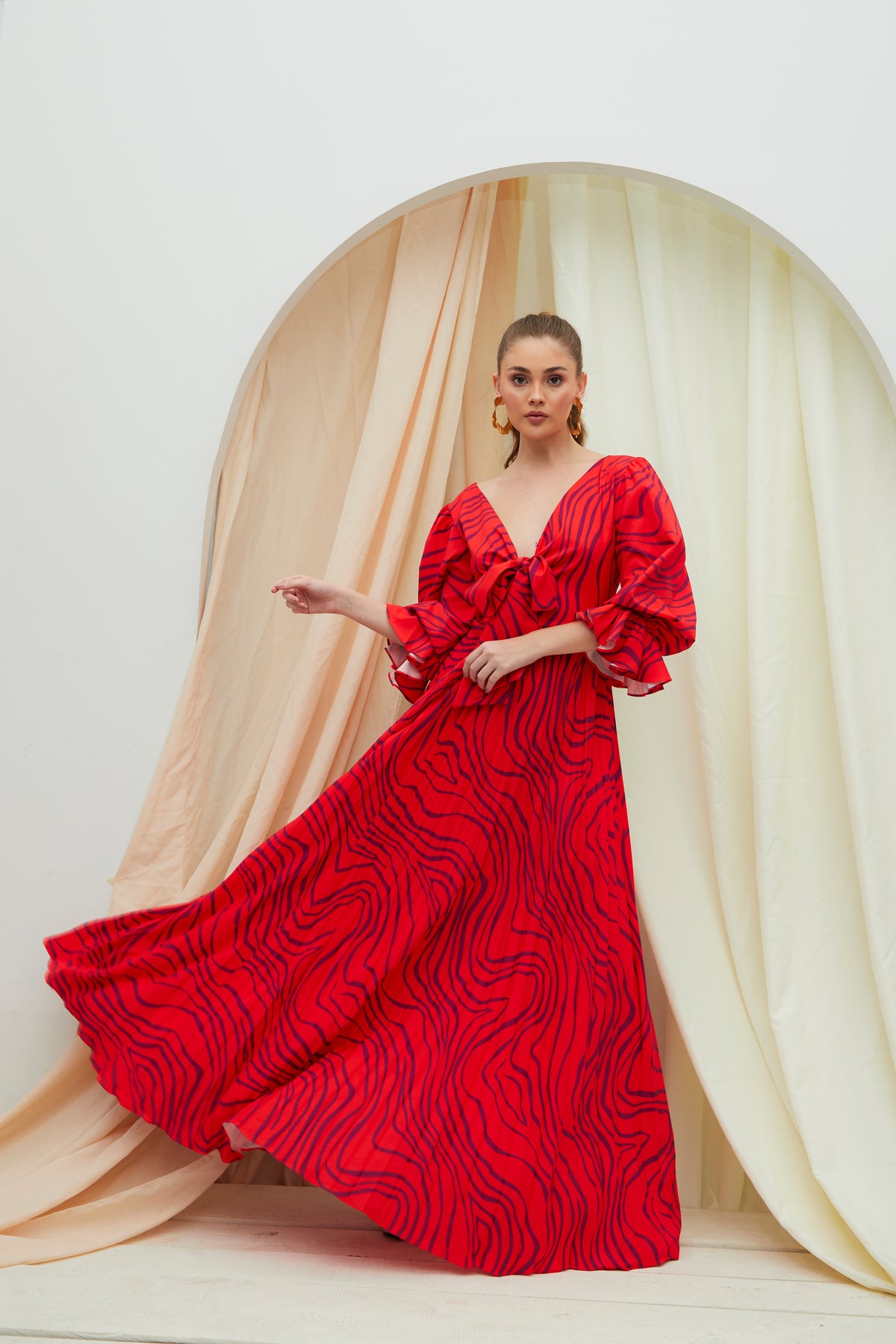 Harper Red Dress