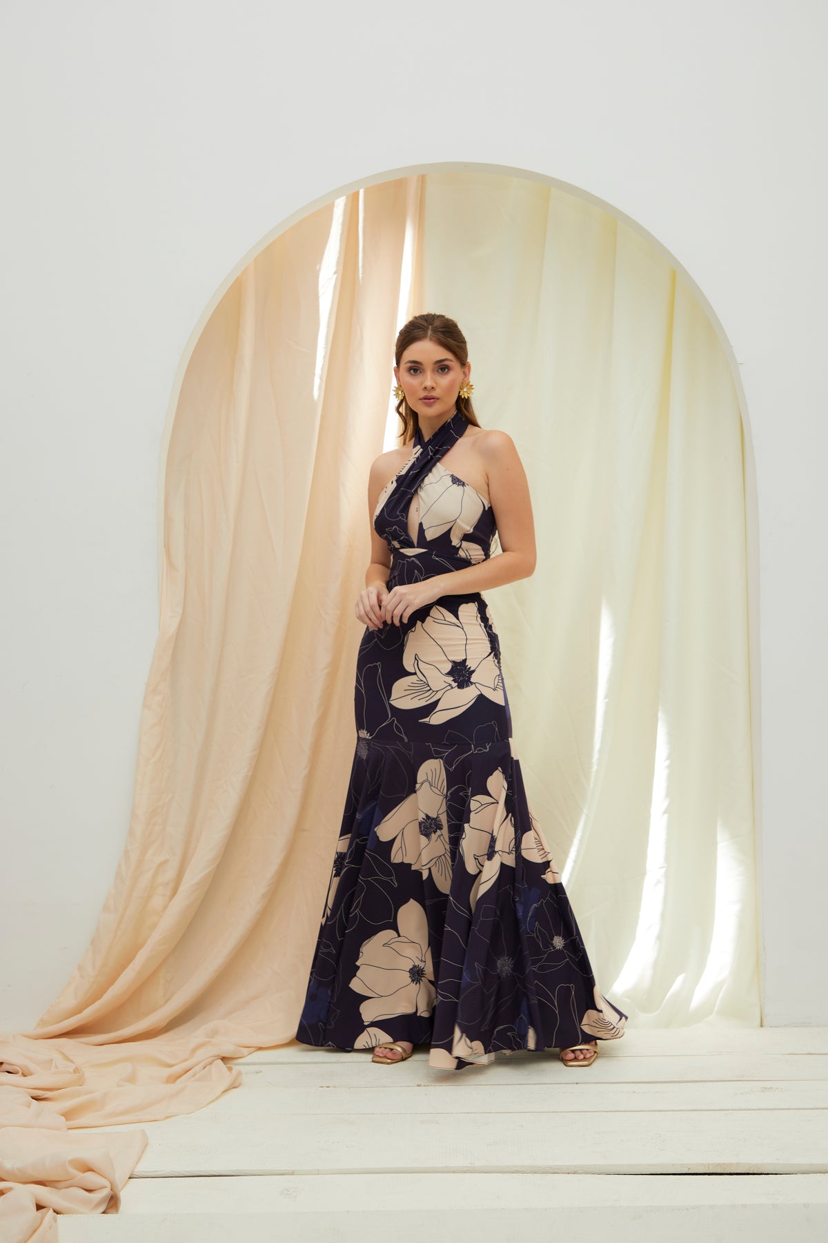 Dennys Navy Blue Dress